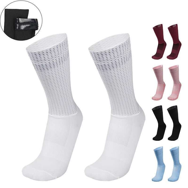 Sock Garter Men - Aero Silica Nieuwe Gel Zomersokken Bike