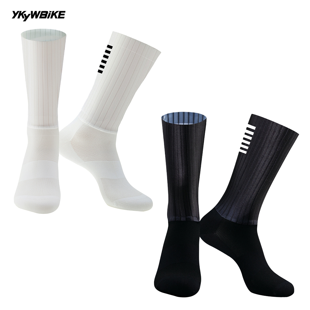 Sock Garter Men - Ykyw Zwart Wit Anti Slip Siliconen
