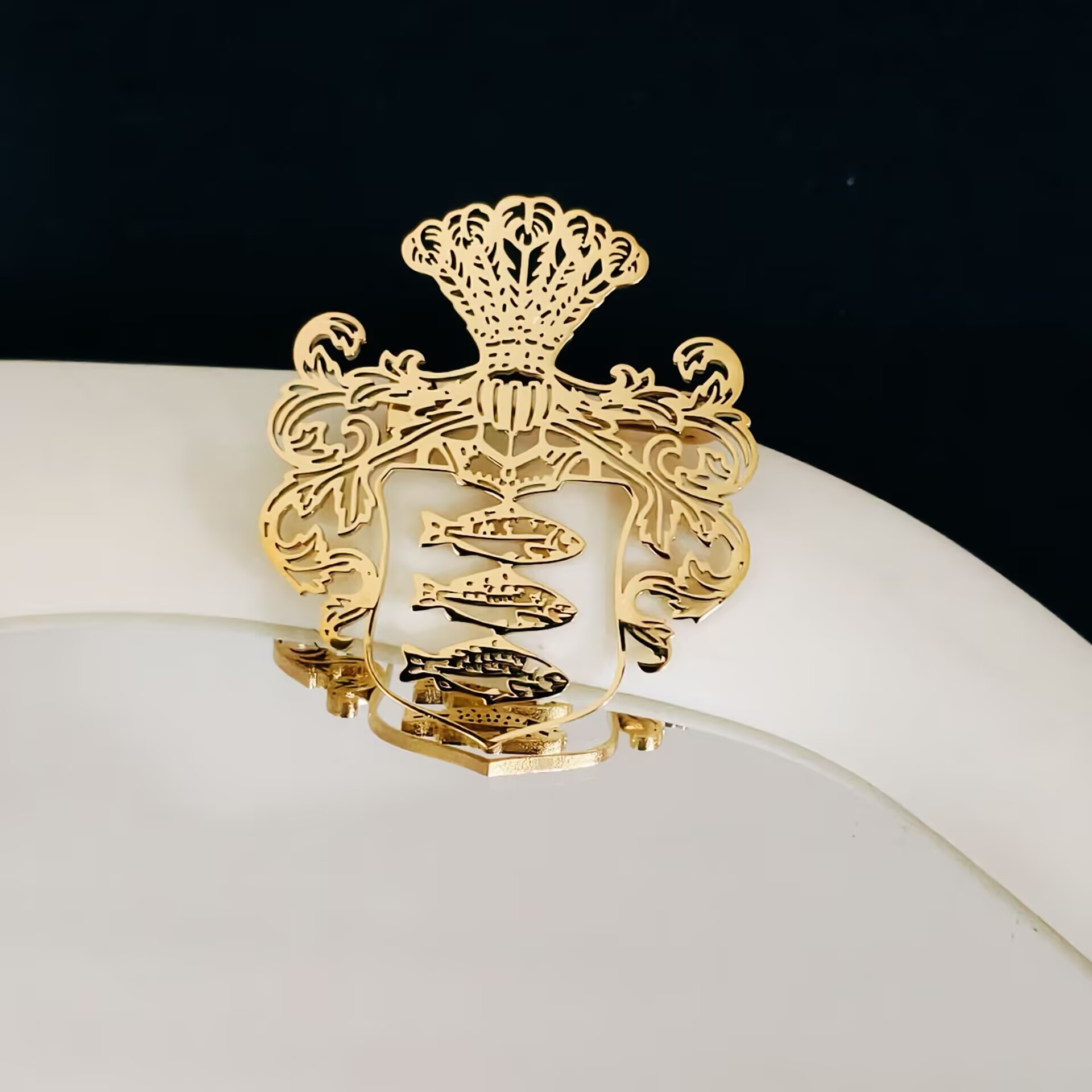 Tuxedo Lapel Pin - Op maat gemaakte roestvrijstalen broche revers
