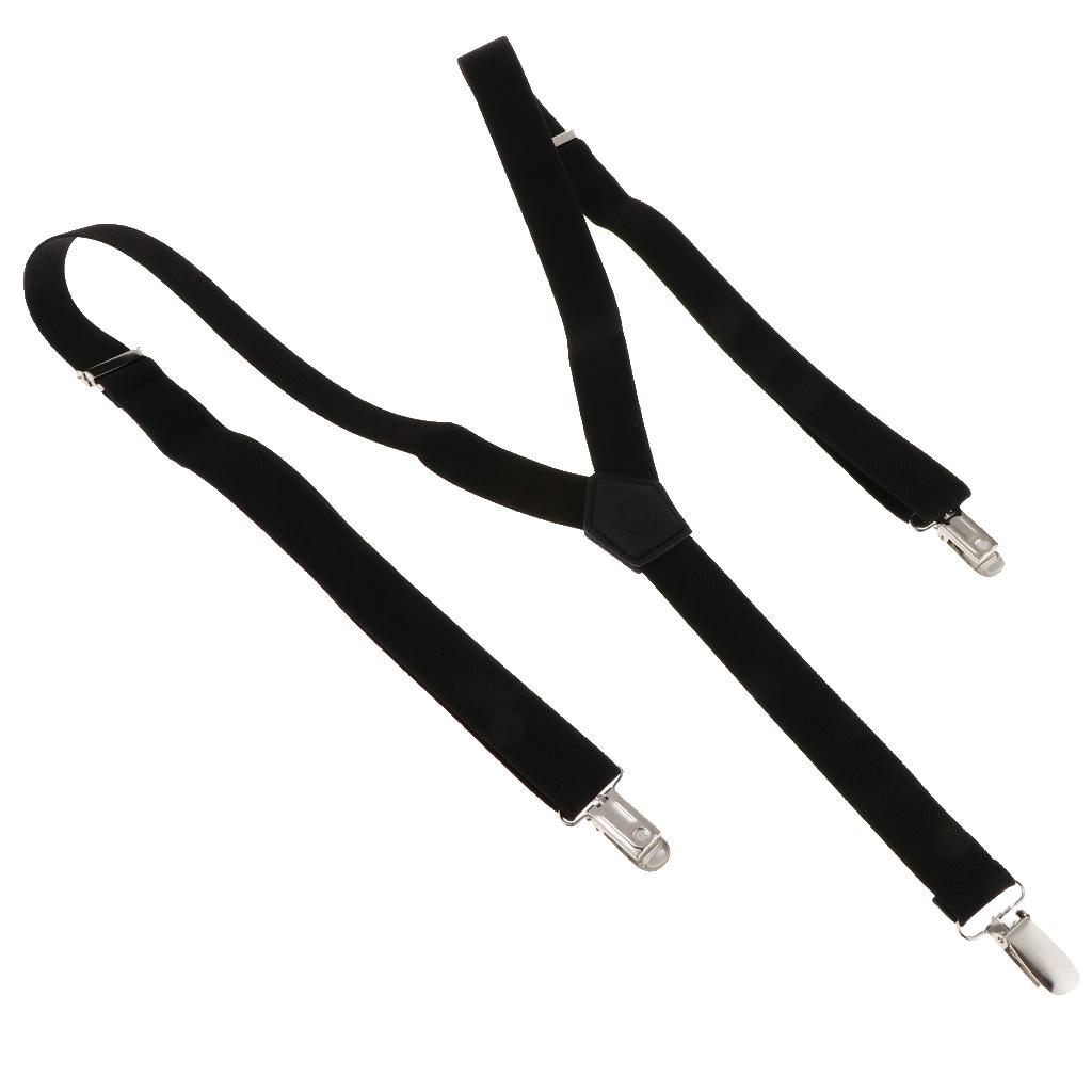 Men'S Formal Wear With Suspenders - Herenbretels Pak Formeel Elastisch Verstelbare Bretels