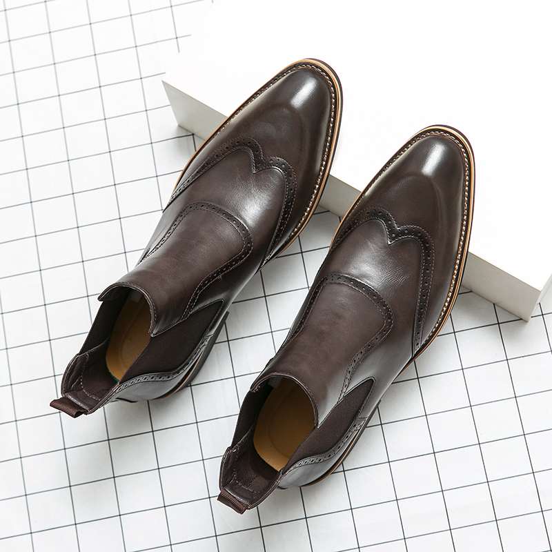 Britse Stijl Heren Mode Chelse - Men Formal Wear With Boots recensie en prijs