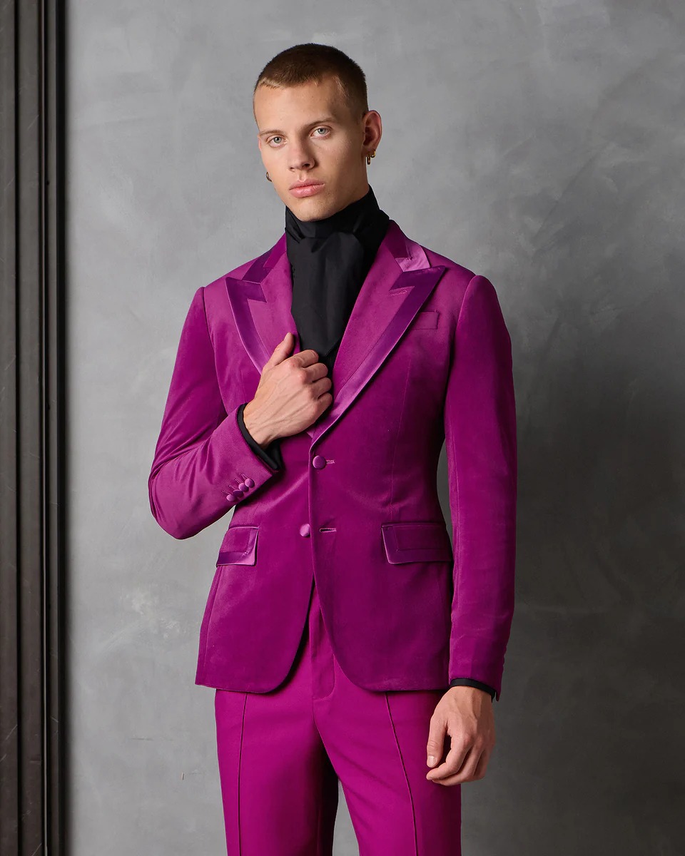 Chique mannen trouwpakken fluw - Men Formal Wear Modern recensie en prijs