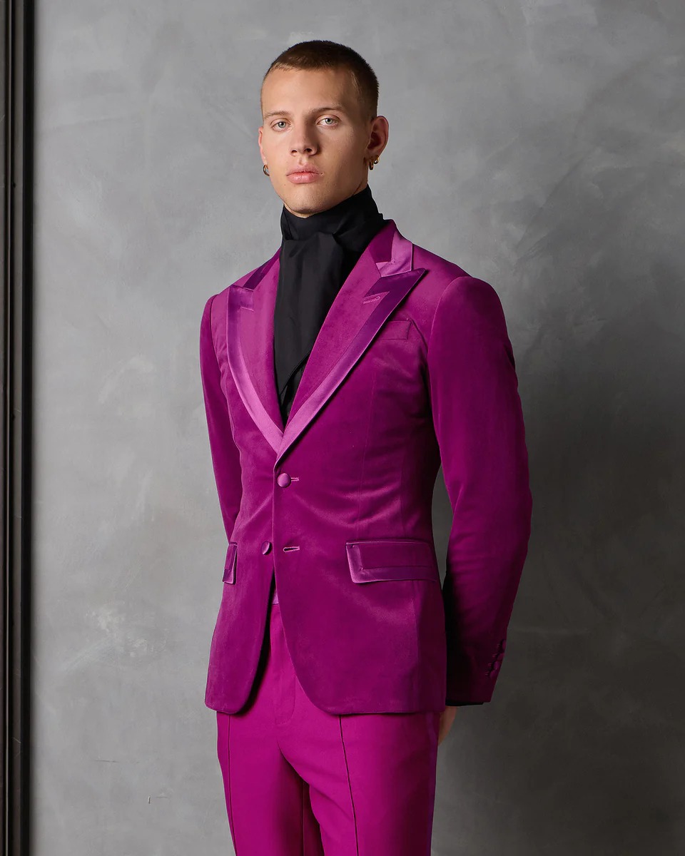 Chique mannen trouwpakken fluw - Men Formal Wear Modern recensie en prijs
