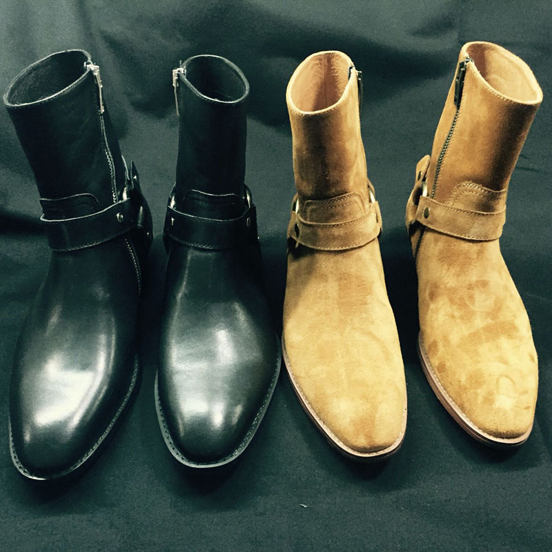 Mannen Echt Leer Handgemaakte  - Men Formal Wear With Boots recensie en prijs